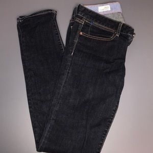 Dark wash skinny jeans